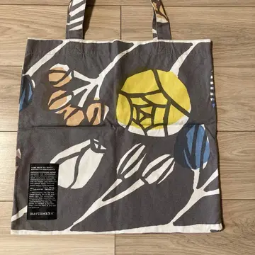 마리메꼬 실버 메달 백 그레이