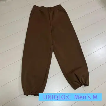 UNIQLO:C 맨투맨 와이드 팬츠 M (남성용)