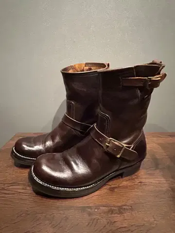 CLINCH 엔지니어 부츠 호스버트 브라운 오버다이