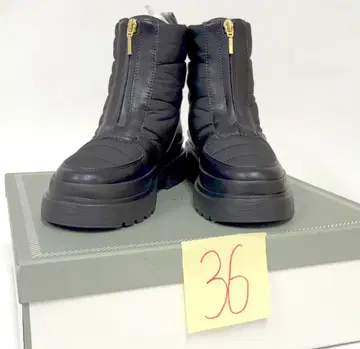 미사용 36/23cm 치아키 카타기리 패딩 부츠 블랙 관5488