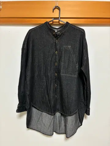 NARU 다크 데님 긴팔 셔츠