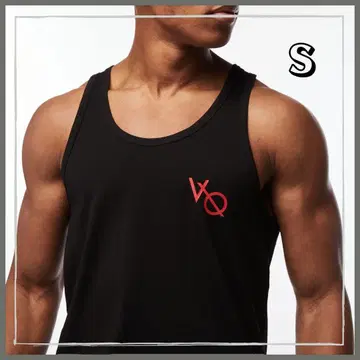 블랙 로고 탱크탑 S 사이즈