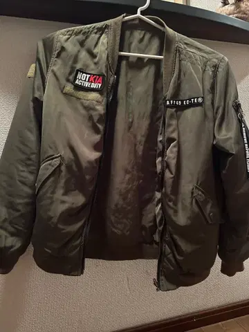 올리브 MA-1 플라이트 자켓