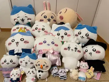 치이카와 (먼작귀) 토끼 하치와레 봉제 인형 마스코트 묶음 판매