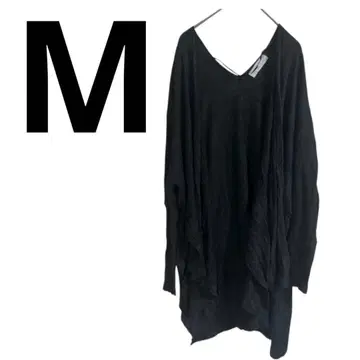 double zero [ M ] 블랙 V넥 상의 가디건