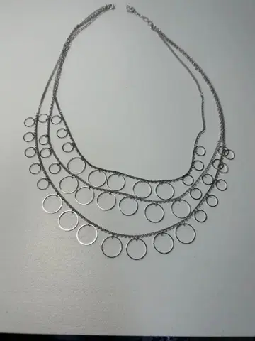 3단 반지 목걸이