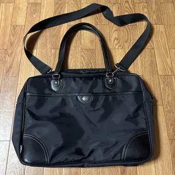 뉴요커 비즈니스 백 블랙 나일론 합성 피혁