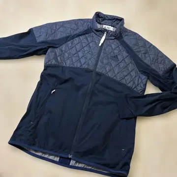 adidas 여성용 퀼팅 자켓 네이비