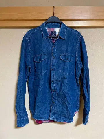GAP + PENDLETON 데님 셔츠 빈티지 더블 네임