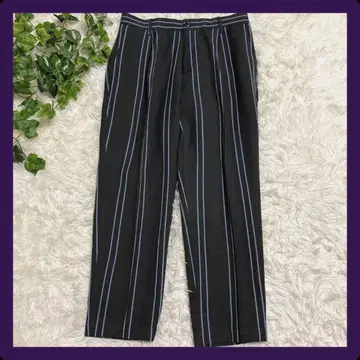 무료배송 일본제 TOMORROWLAND 린넨 혼방 스트라이프 팬츠