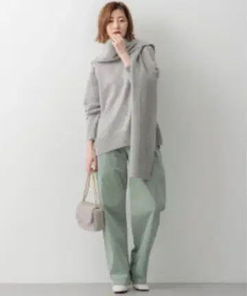 23구 [세탁 가능] 캐시미어 블렌드 후디 스톨 베이지