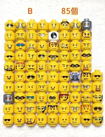 레고 B 미니 피규어 얼굴 85개 페이스 헤드