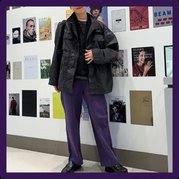 무료배송 세탁 가능 BEAMS BOY 핀턱 저지 이지 팬츠