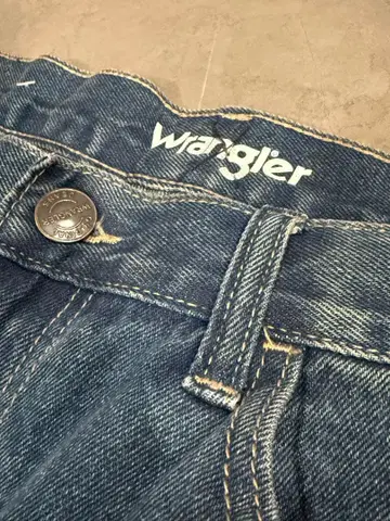 Wrangler 스트레이트 데님 36 x 30 다크 블루 랭글러 청바지