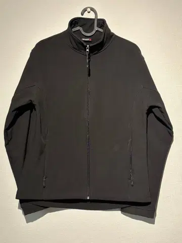 블랙 플리스 집업 자켓