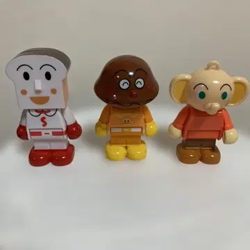 호빵맨 블록 라보 식빵맨 카레빵맨 꼬마 코끼리 3체 세트