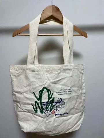 patagonia 오가닉 코튼 에코백