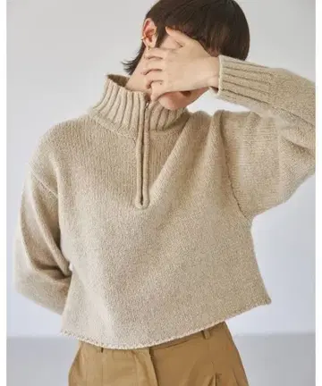 투데이풀 TODAYFUL 하프 지퍼 니트 Half Zip Knit