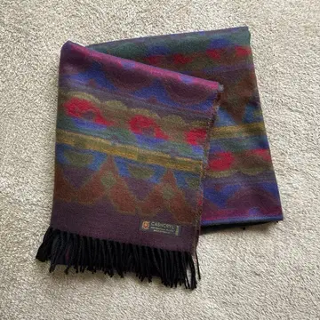 CASHCRYL (캐슈크릴) 기하학 패턴의 대형 스톨