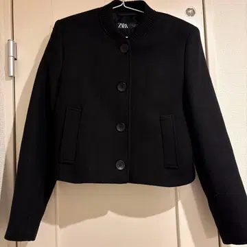 ZARA 블랙 크롭 자켓 S