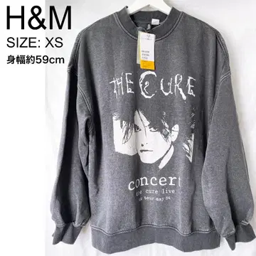 미사용 H&M 더 큐어 오버사이즈 스웨트 셔츠 XS