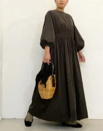 새상품급 ito x yocka 원피스 [차콜 그레이]