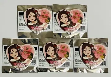 러브 라이브 선샤인 징글벨이 멈추지 않아 하트형 캔뱃지 리코