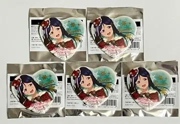 러브 라이브 선샤인 징글벨이 멈추지 않아 하트형 캔뱃지 카난