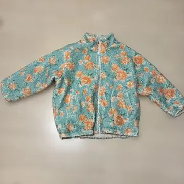 ESCAR 에스카 리버서블 블루종 꽃무늬 퀼팅