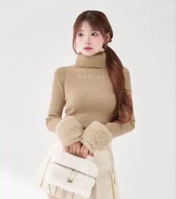 darich 다리치 스무스 퍼 리브 니트탑