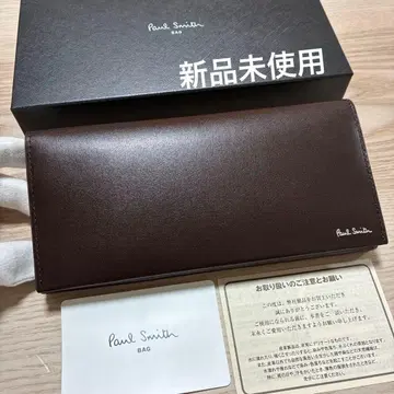 미사용 새상품 폴스미스 장지갑 이단 접이 브라운