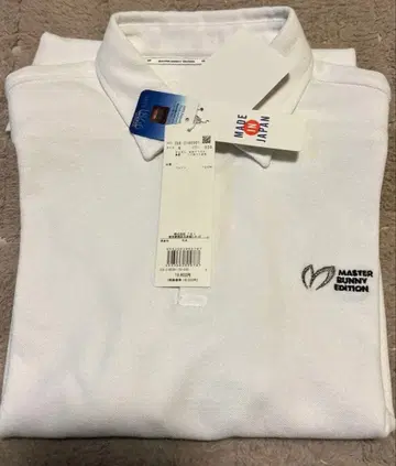 새상품 반값 MASTER BUNNY EDITION 화이트 피케 셔츠 L
