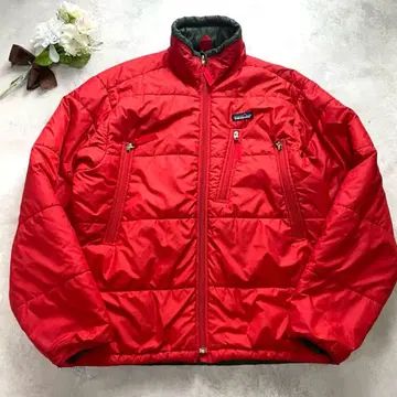 컨디션 최상 명품 파타고니아 퍼프 자켓 레드 x 올리브 83990 M