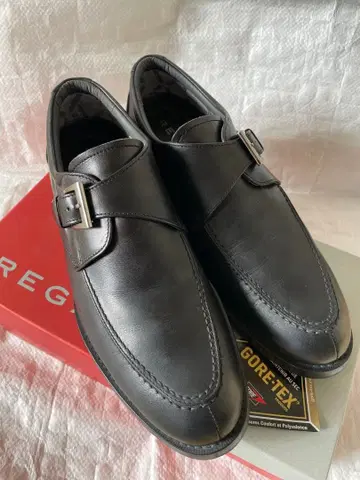 REGAL 블랙 가죽 GORE-TEX 25.5 블랙