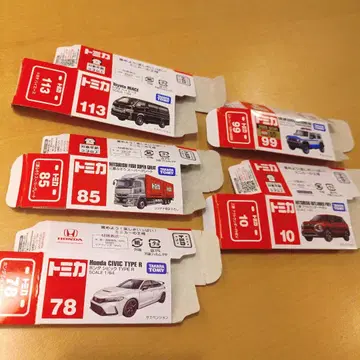 [ 상자만 ] 토미카 5종 세트