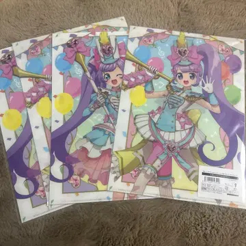 [ 낱개 판매 가능 ] 클리어 파일 아이돌타임 프리파라 라라 논 마루쿠지