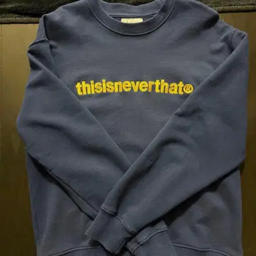 thisisneverthat 네이비 맨투맨 S