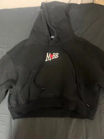 MOBB 블랙 후드티 M