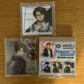 진격의 거인 아크릴 키링 와쿠도키 복권 모리 온라인 리바이