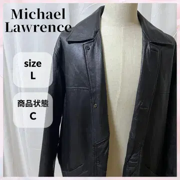 [ 특가 ] Michael Lawrence L 사이즈 블랙 가죽 자켓
