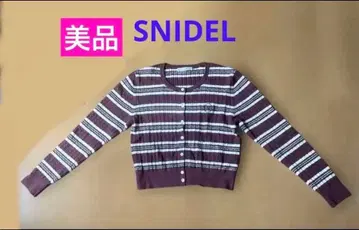 새상품급 스나이델 가디건 숏 기장 니트 SNIDEL 니트