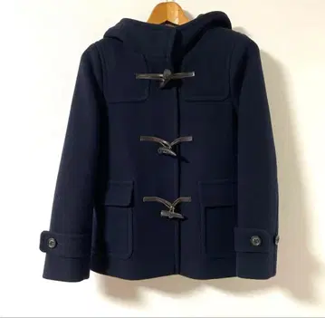 네이비 네이비 더플 코트 후드