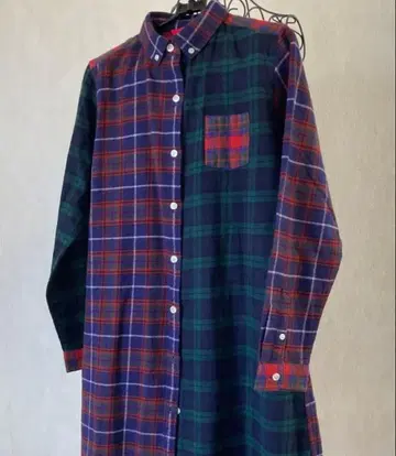 graniph(그라니프) 롱 오버 셔츠