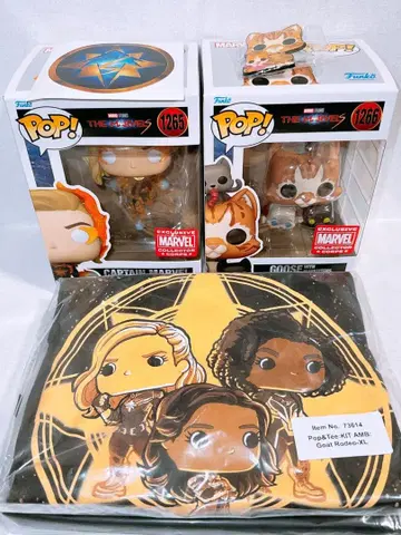 Funko POP! 한정판 마블 캡틴 마블 구스 피규어
