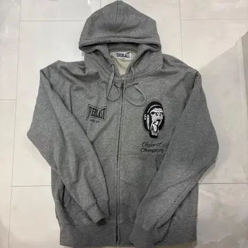 BAYFLOW EVERLAST 그레이 후드티 고릴라 프린트