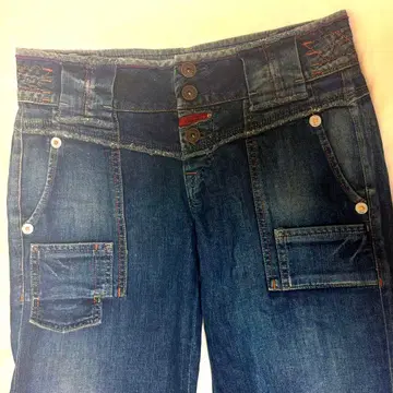 MARITHE FRANCOIS GIRBAUD 데님 부츠컷 y2k