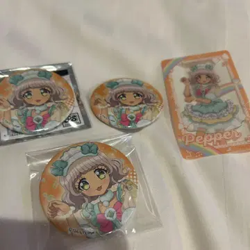 크로싱 라이브 프리파라 페퍼 클리어 카드 캔뱃지