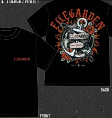 ELLEGARDEN 블랙 T셔츠 XL