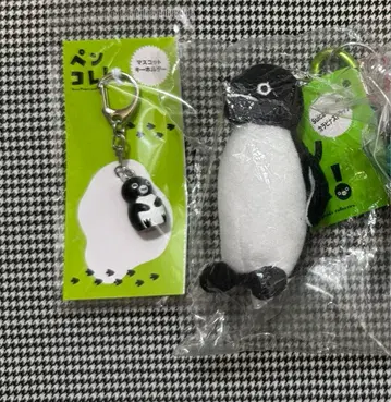 Suica 펭귄 펜콜레! 카라비너 스트랩 봉제 인형 키링