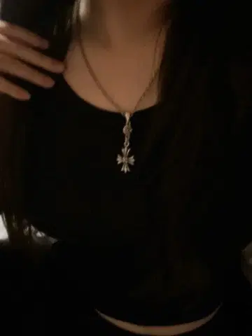 크로스 목걸이 y2k 헤이세이 갸루 00s